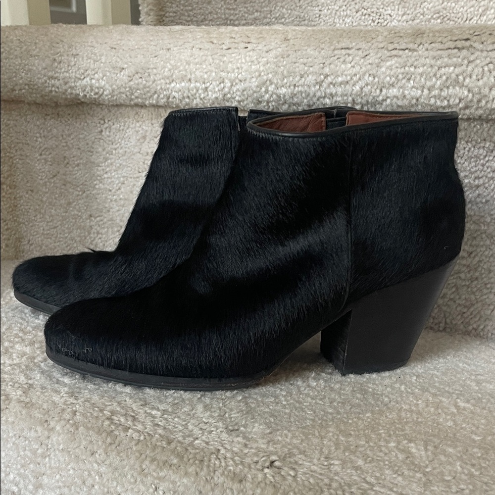 Rachel Comey Black calf Hair Ankle Boots